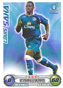 Louis Saha Everton 2008/09 Topps Match Attax #106